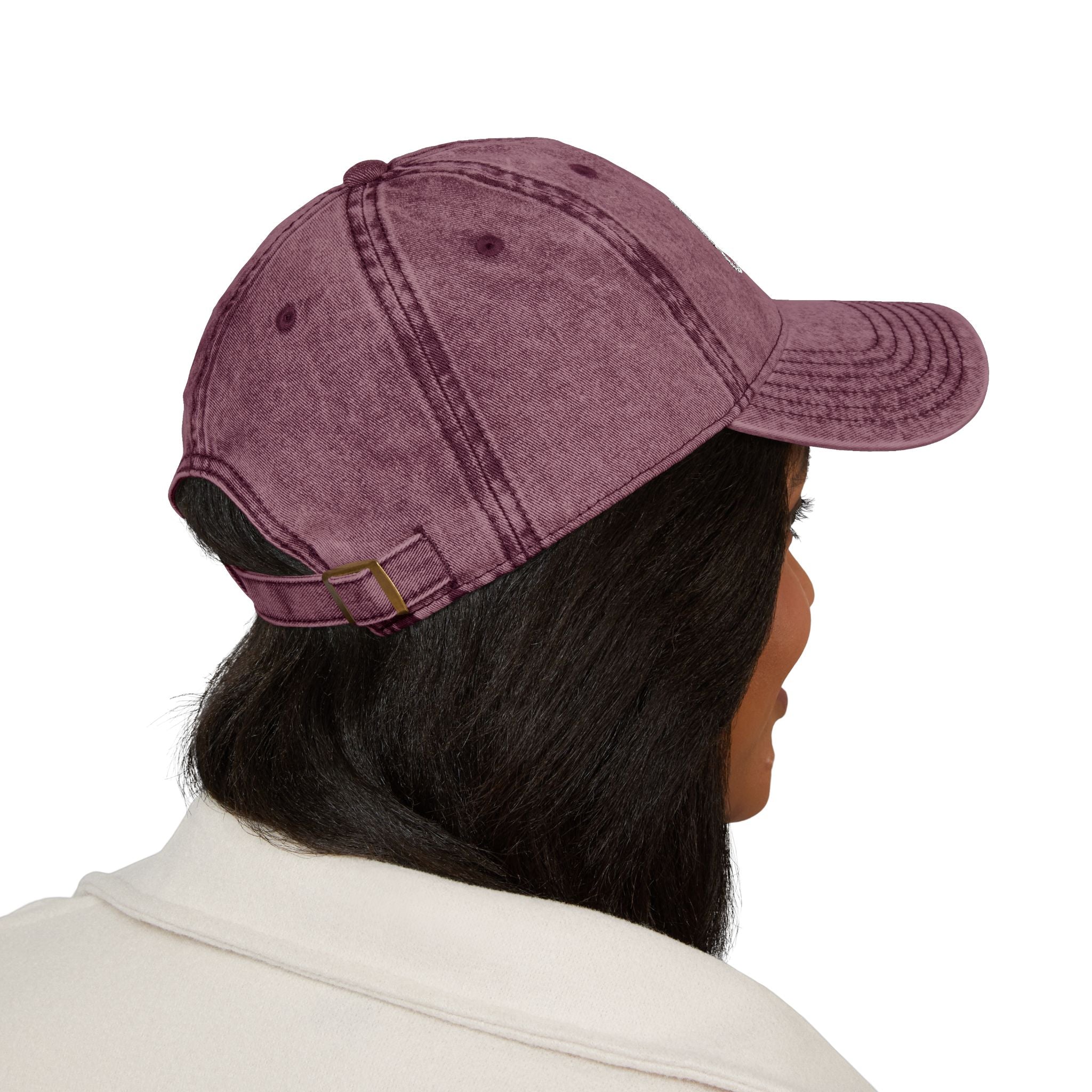 Cap - Embroidered Vintage Baseball Cap from the Gary Lynn Floyd Collection 'Love Cover Me'